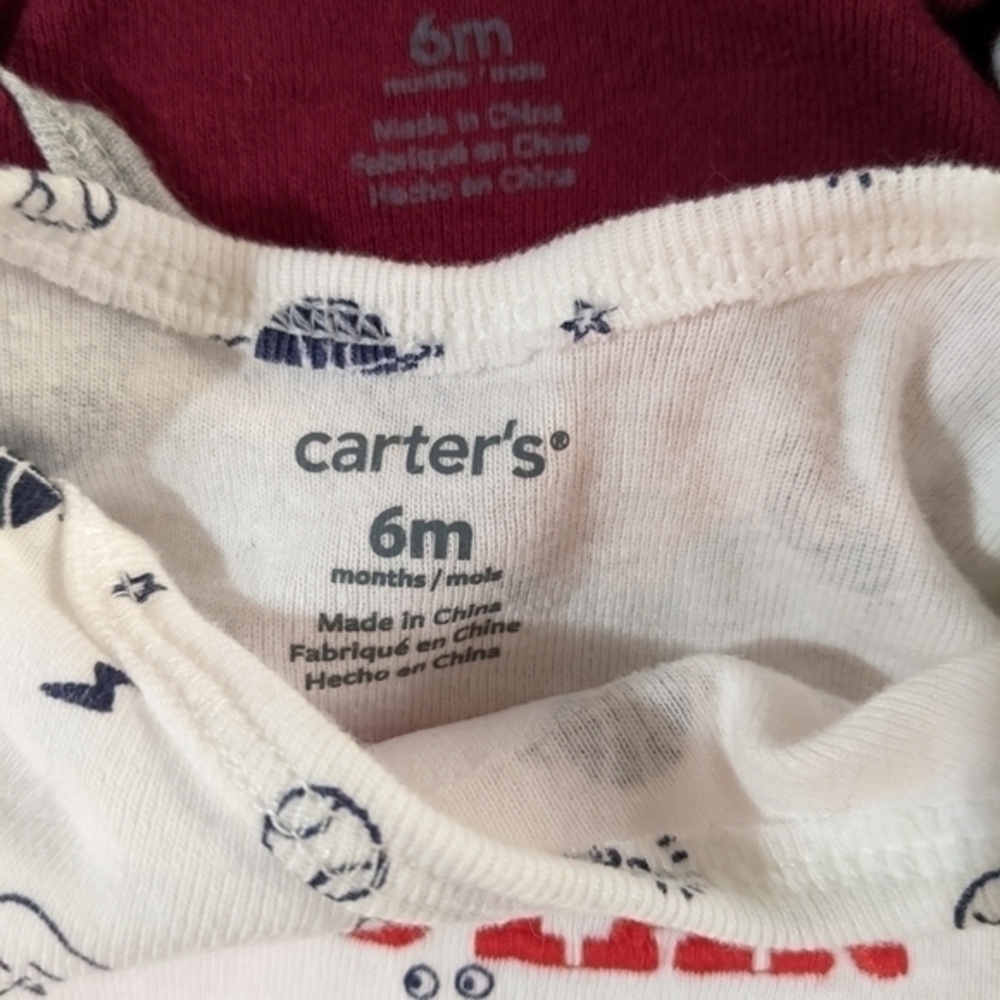 Boys‎ Carter's bodysuit sports football long sleeve size 6 months - Picture 2 of 4